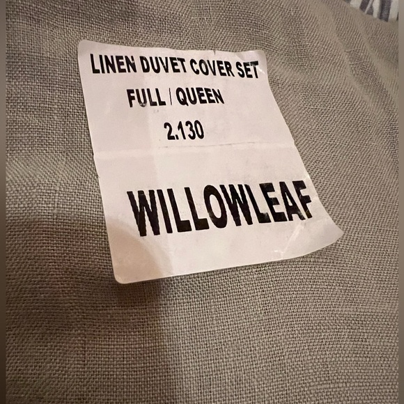 Quince European Linen Duvet Cover Set Queen - Picture 4 of 4